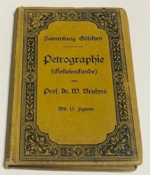 Petrographie ( Gesteinskunde ) , Mit 15 Figuren / Петрография ( наскальное искусство ) , С 15 фигурами