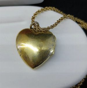 Серебряный винтажный медальон/локет "Сердце". СССР